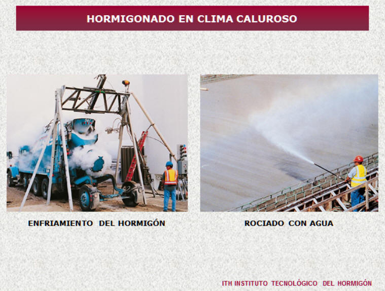 Hormigonado en tiempo caluroso